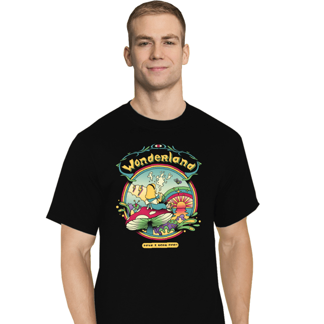 Secret_Shirts T-Shirts, Tall / Large / Black Wonderland Dreamer