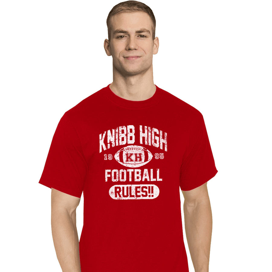 Shirts T-Shirts, Tall / Large / Red Knibb High Football Rules
