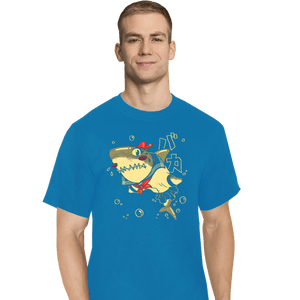 Shirts T-Shirts, Tall / Large / Royal Blue Tsundere Shark