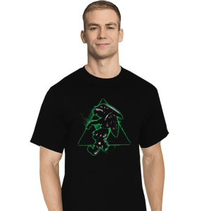 Shirts T-Shirts, Tall / Large / Black Cosmic Retro Link