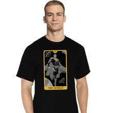 Load image into Gallery viewer, Daily_Deal_Shirts T-Shirts, Tall / Large / Black JL Tarot - The World
