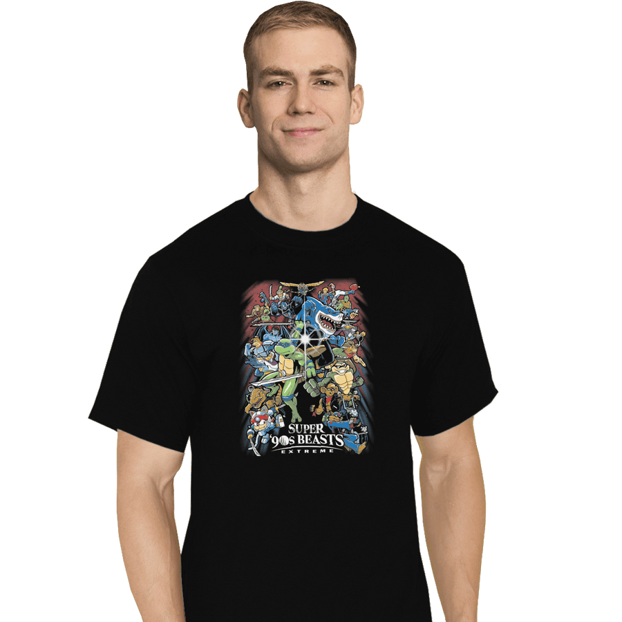 Shirts T-Shirts, Tall / Large / Black Super '90s Beasts
