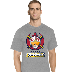 Daily_Deal_Shirts T-Shirts, Tall / Large / Sports Grey Go Rebelz