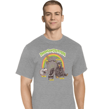 Load image into Gallery viewer, Shirts T-Shirts, Tall / Large / Sports Grey Trash Can Critters
