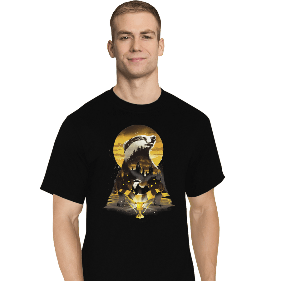 Shirts T-Shirts, Tall / Large / Black House Of Hufflepuff