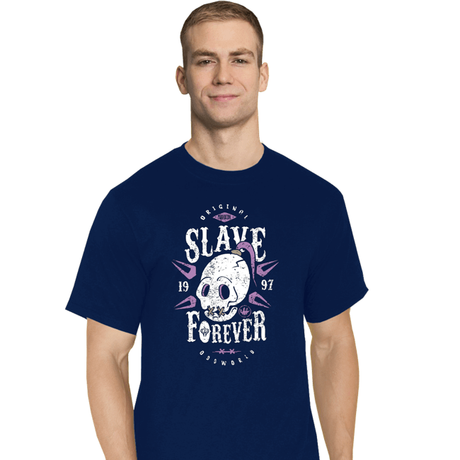 Shirts T-Shirts, Tall / Large / Navy Slave Forever