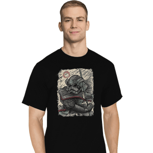 Shirts T-Shirts, Tall / Large / Black The Samurai Captain