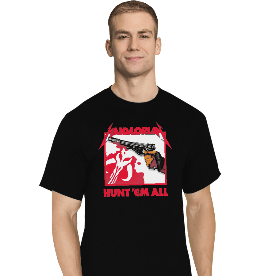 Shirts T-Shirts, Tall / Large / Black Hunt Em All