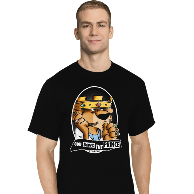 Daily_Deal_Shirts T-Shirts, Tall / Large / Black God Save The Prince