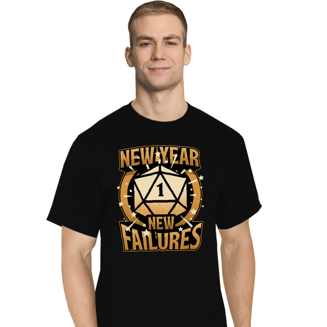 Secret_Shirts T-Shirts, Tall / Large / Black New Year More Failures