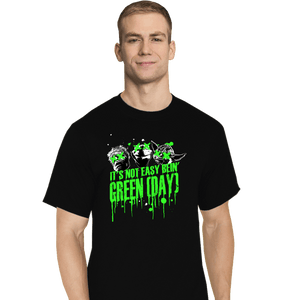 Shirts T-Shirts, Tall / Large / Black It's Not Easy Bein' Green