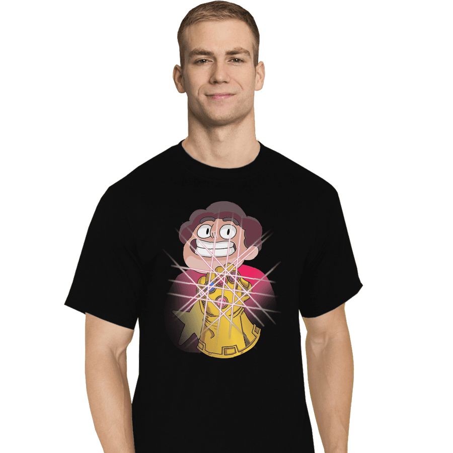 Shirts T-Shirts, Tall / Large / Black Steven and the Infinity Gems