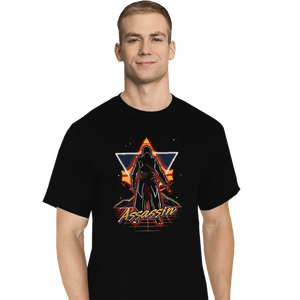 Shirts T-Shirts, Tall / Large / Black Retro Assassin
