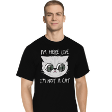 Load image into Gallery viewer, Secret_Shirts T-Shirts, Tall / Large / Black Not Cat
