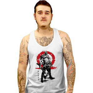 Daily_Deal_Shirts Tank Top, Unisex / Small / White Killer Of Gods Sumi-e