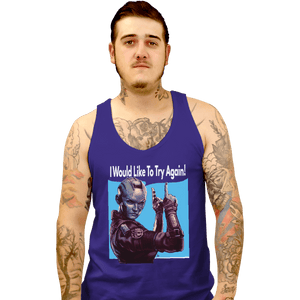 Shirts Tank Top, Unisex / Small / Violet Nebula Can Do It