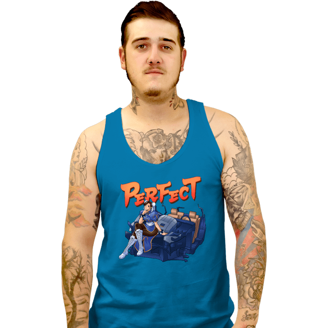 Secret_Shirts Tank Top, Unisex / Small / Sapphire Perfect