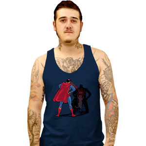 Daily_Deal_Shirts Tank Top, Unisex / Small / Navy Super Fun Game