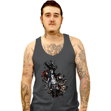 Load image into Gallery viewer, Secret_Shirts Tank Top, Unisex / Small / Charcoal Alice In Madness
