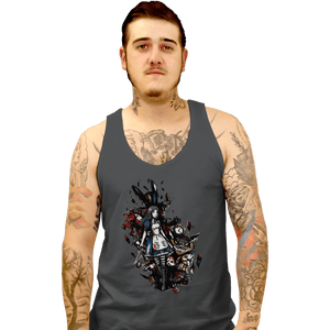 Secret_Shirts Tank Top, Unisex / Small / Charcoal Alice In Madness