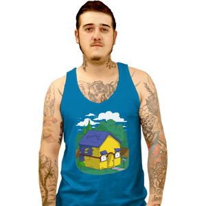 Shirts Tank Top, Unisex / Small / Sapphire Mil House