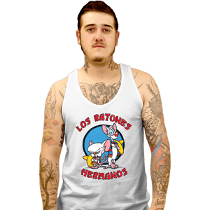 Daily_Deal_Shirts Tank Top, Unisex / Small / White Los Ratones Hermanos