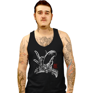Daily_Deal_Shirts Tank Top, Unisex / Small / Black The Shadow of the Space Monster