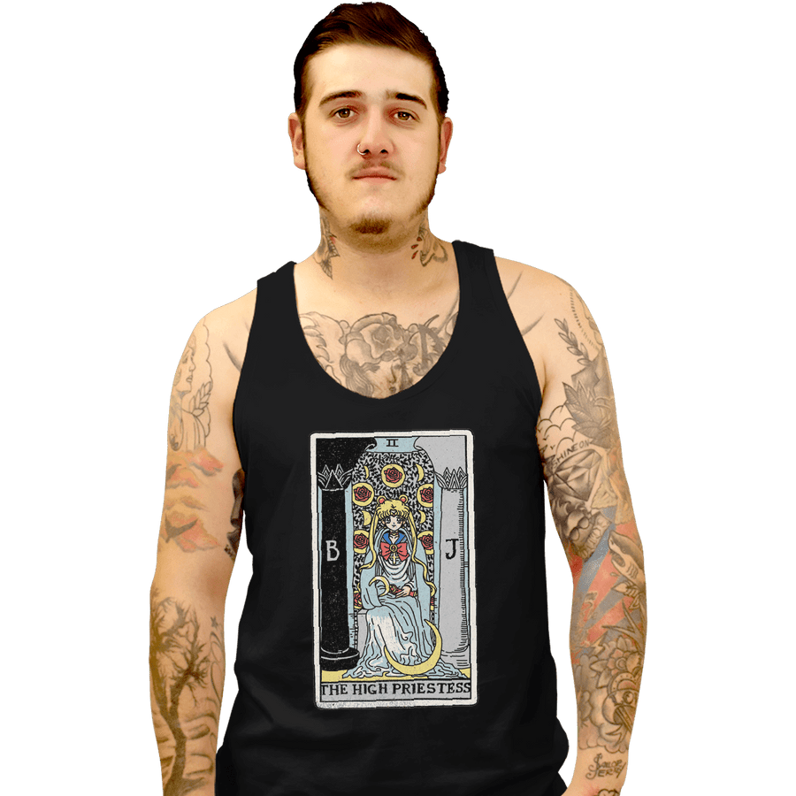 Shirts Tank Top, Unisex / Small / Black The High Priestess