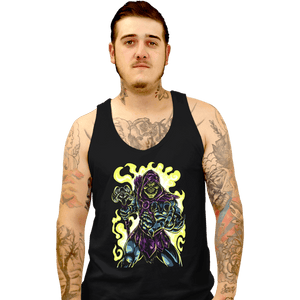 Daily_Deal_Shirts Tank Top, Unisex / Small / Black Skull King of Eternia