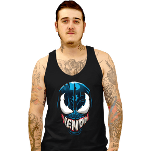 Shirts Tank Top, Unisex / Small / Black Venomous Typography