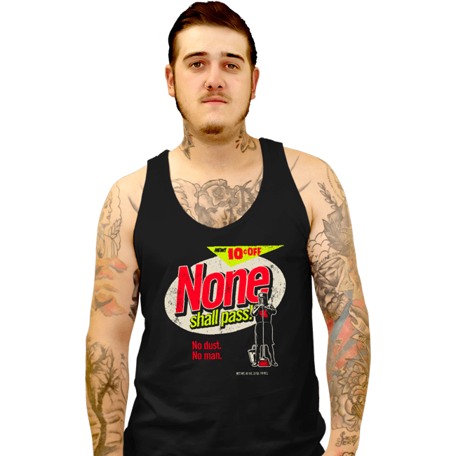 Secret_Shirts Tank Top, Unisex / Small / Black None Shall Pass
