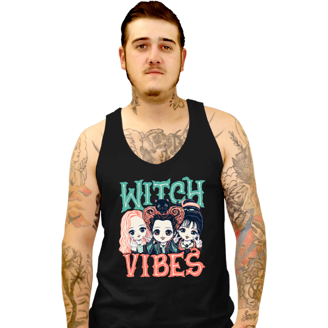 Secret_Shirts Tank Top, Unisex / Small / Black Witchy Vibes