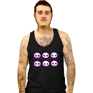 Daily_Deal_Shirts Tank Top, Unisex / Small / Black Jack Faces