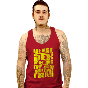 Daily_Deal_Shirts Tank Top, Unisex / Small / Red 1234 Omb