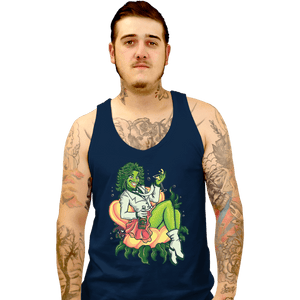 Daily_Deal_Shirts Tank Top, Unisex / Small / Navy Do You Love Me?