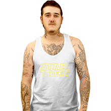 Load image into Gallery viewer, Shirts Tank Top, Unisex / Small / White Star Trek Logo
