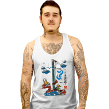Load image into Gallery viewer, Secret_Shirts Tank Top, Unisex / Small / White Sailor With The Wind
