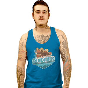 Shirts Tank Top, Unisex / Small / Sapphire Blue Milk