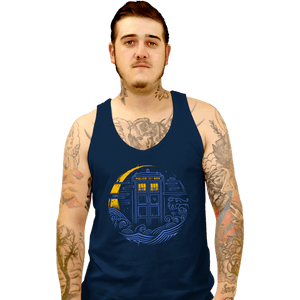 Secret_Shirts Tank Top, Unisex / Small / Navy Traveller