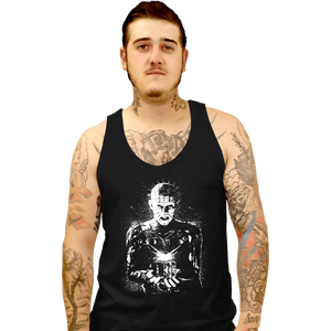 Daily_Deal_Shirts Tank Top, Unisex / Small / Black Hell Splatter