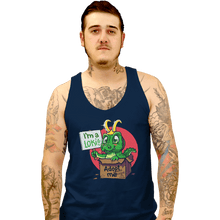 Load image into Gallery viewer, Secret_Shirts Tank Top, Unisex / Small / Navy Adopt This Alligator
