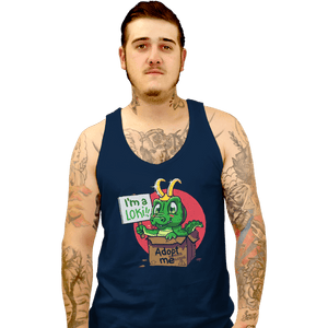 Secret_Shirts Tank Top, Unisex / Small / Navy Adopt This Alligator