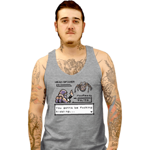 Secret_Shirts Tank Top, Unisex / Small / Sports Grey Pocket Thing