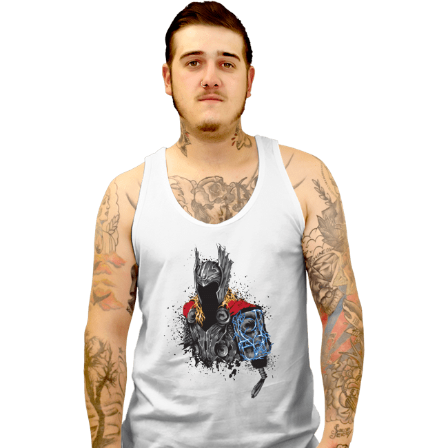 Shirts Tank Top, Unisex / Small / White The Power Of Thunder