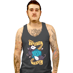 Daily_Deal_Shirts Tank Top, Unisex / Small / Charcoal Chaotic Trash