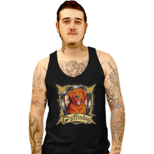 Load image into Gallery viewer, Shirts Tank Top, Unisex / Small / Black Hairy Pupper House Gryffindog
