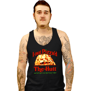 Secret_Shirts Tank Top, Unisex / Small / Black Out Pizza The Hut