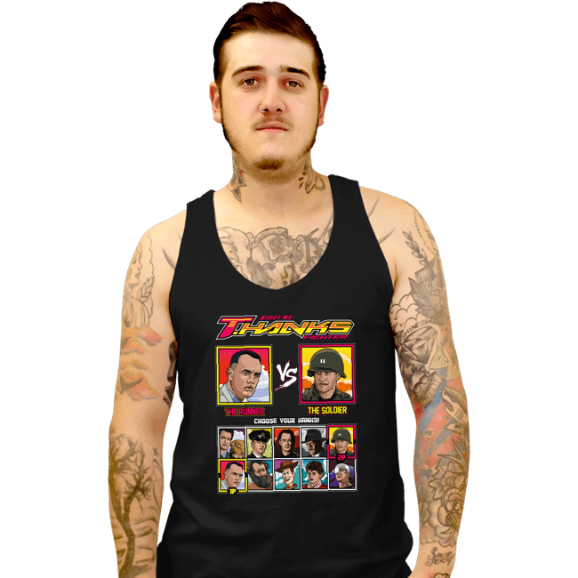 Shirts Tank Top, Unisex / Small / Black Tom Hanks Fighter