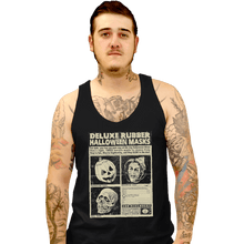 Load image into Gallery viewer, Shirts Tank Top, Unisex / Small / Black Three Halloween Masks
