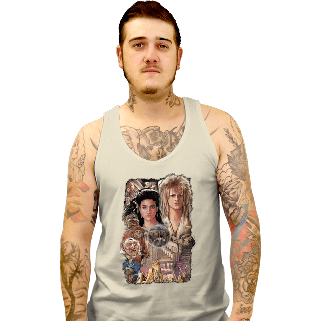Shirts Tank Top, Unisex / Small / White Enter The Labyrinth